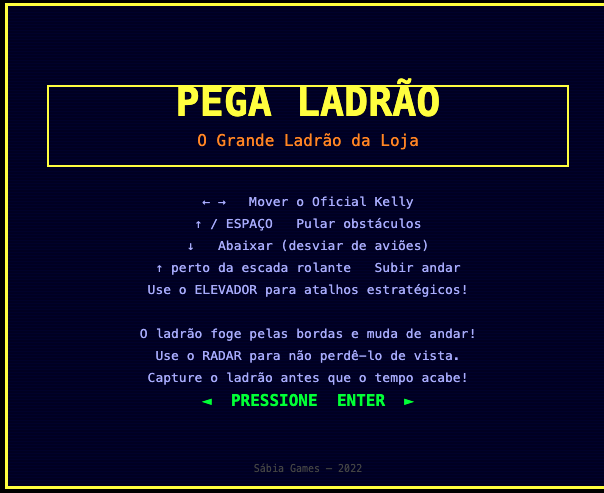 Imagem do jogo Pega Ladrão